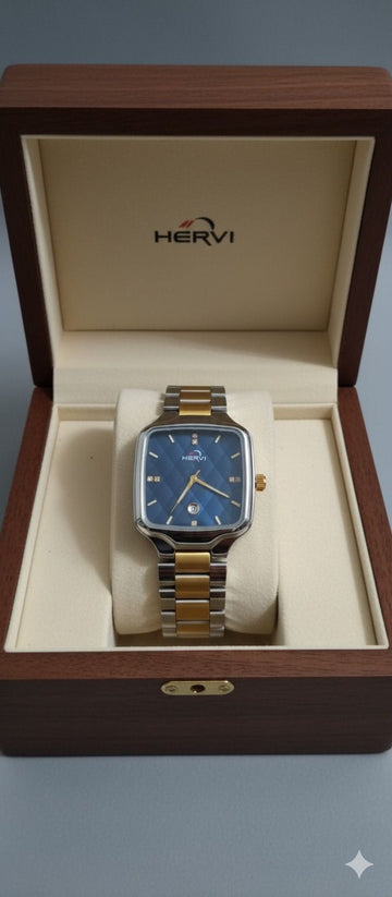 Hervi Jubilee Chain Blue Dial