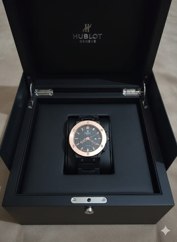 Hublot Classic Fusion Stainless Steel Chain Titanium Golden Roller