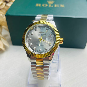 Rolex Watch Silver Stone Model Dial