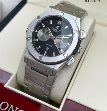 Hublot Classic Fusion Stainless Steel Chain Titanium Blue Dial