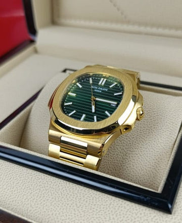 Patek Philippe Nautilus Green Dial Gold Edition